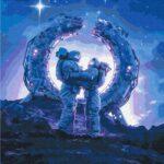 Картина по номерам Космические чувства (Brushme BS52860)