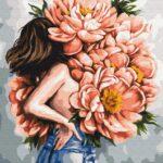 Картина по номерам Пионы женственности @Дарья Михайлишина (Brushme BS53301)