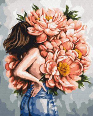 Картина по номерам Пионы женственности @Дарья Михайлишина (Brushme BS53301)