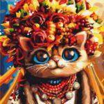 Картина по номерам Осенний котик ©Марианна Пащук (Brushme BS53335)