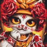 Картина по номерам Кошка роза ©Марианна Пащук (Brushme BS53351)