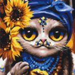 Картина по номерам Творческая Кошка ©Марианна Пащук (Brushme BS53420)