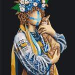 Картина по номерам Украинка ©Valeriya Macarenco (Brushme BS53446)