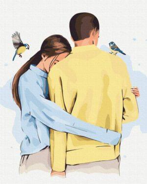 Картина по номерам В твоих объятиях © Alla Berezovska (Brushme BS53452)