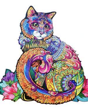 Деревянные пазлы Очаровательная кошка (Brushme DP34)