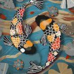 Алмазная картина-раскраска Тропические рыбки (Brushme GZS1199)