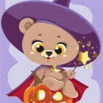 Картина по номерам Магический медвежонок (Brushme KBS0085)