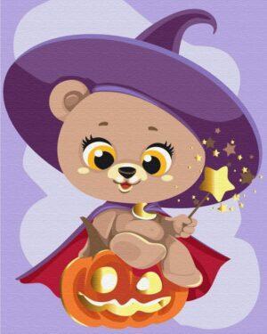 Картина по номерам Магический медвежонок (Brushme KBS0085)