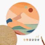 Деревянная картина-раскраска Цвета пустыни (Brushme MDF25010)