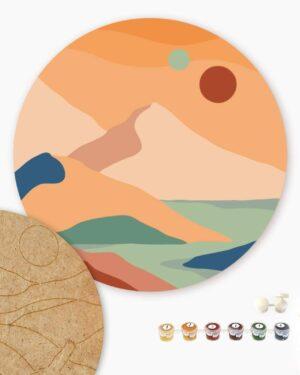 Деревянная картина-раскраска Цвета пустыни (Brushme MDF25010)