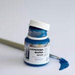 Акриловая краска перламутровая Голубая (Brushme PRAP10)