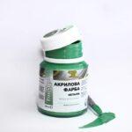 Акриловая краска перламутровая Зеленая (Brushme PRAP12)