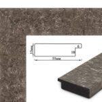 Багетная рамка (бронзовые волны, 5,5 см) 40х50 (Brushme RN84)