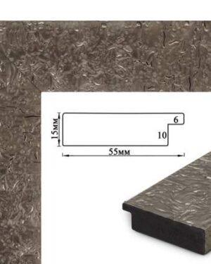 Багетная рамка (бронзовые волны, 5,5 см) 40х50 (Brushme RN84)