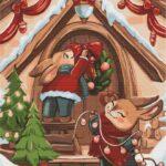 Картина по номерам Праздничные зайчики © Лазаренко Елена (Brushme RBS1016)